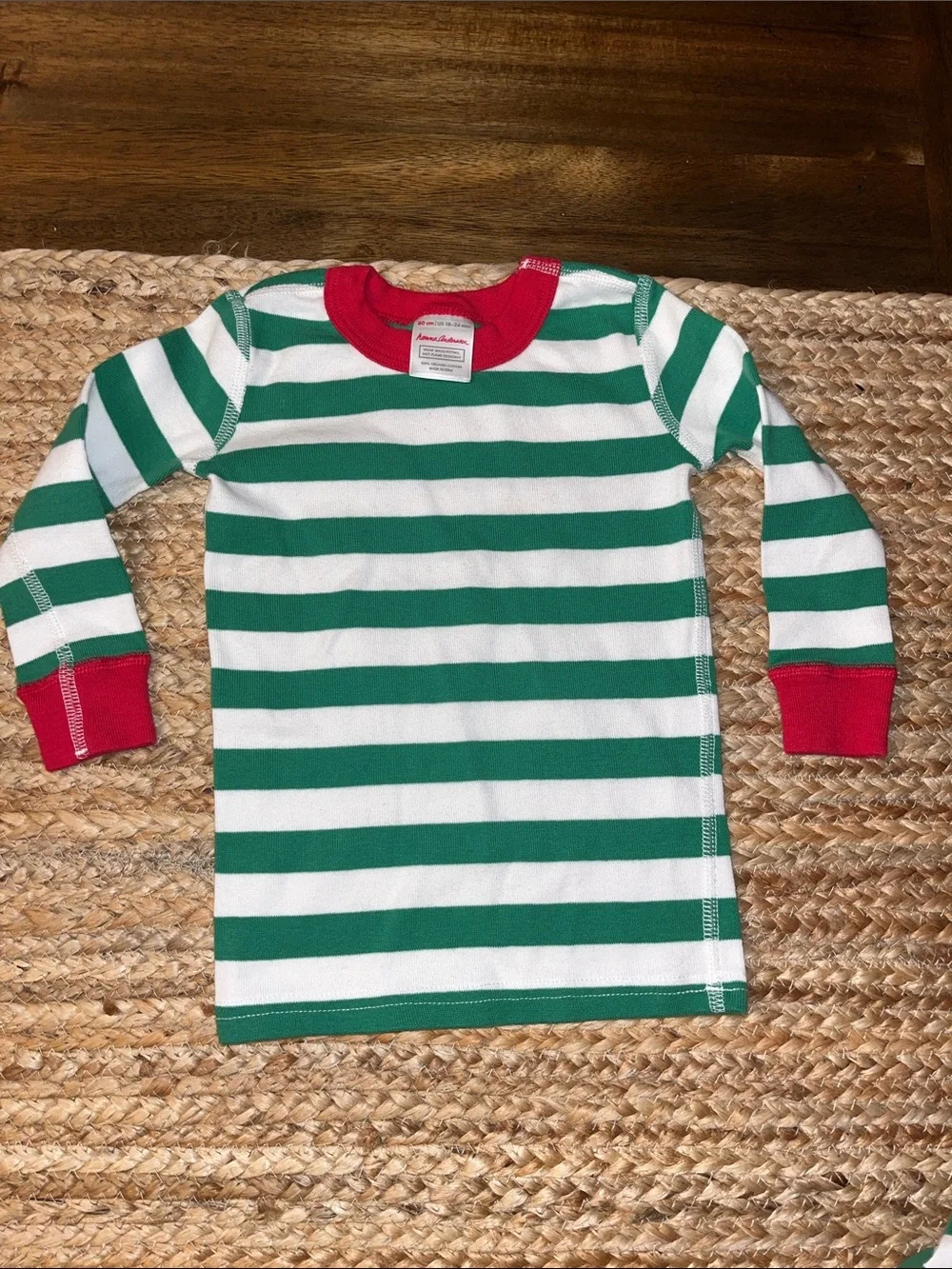 Hanna Andersson pajama set 18-24m Christmas  long sleeve